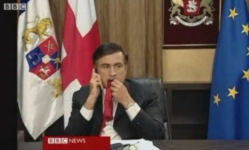 Saakashvili necktie