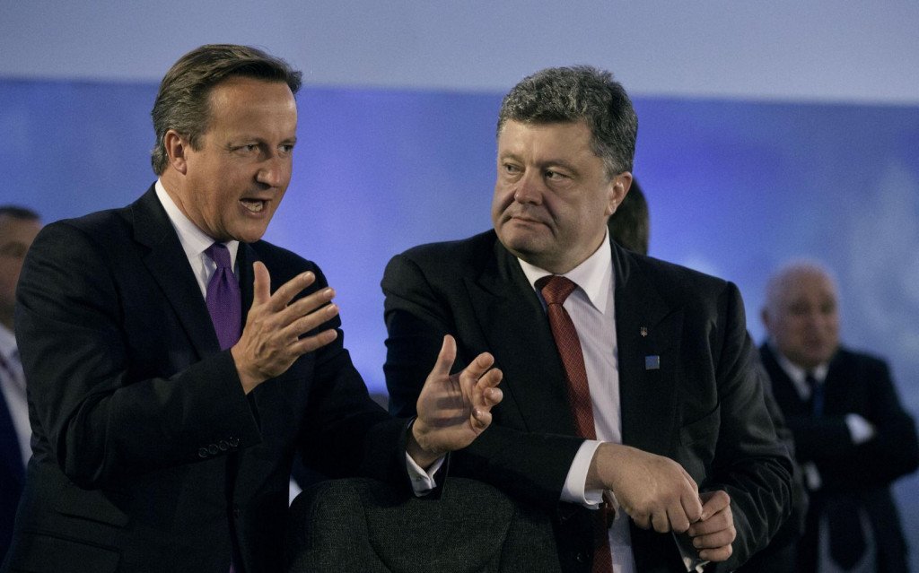 Cameron argues 'democratic developments' in Ukraine