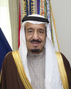 Salman, the absolute Monarch of Saudi Arabia since 23 Januari 2015.