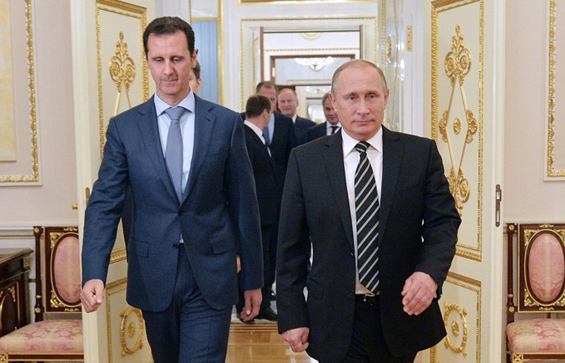 Presidents of Syria and Russia, Bashar Assad and Vladimir Putin© Alexei Druzhinin/Russian Presidential Press and Information Office/TASS