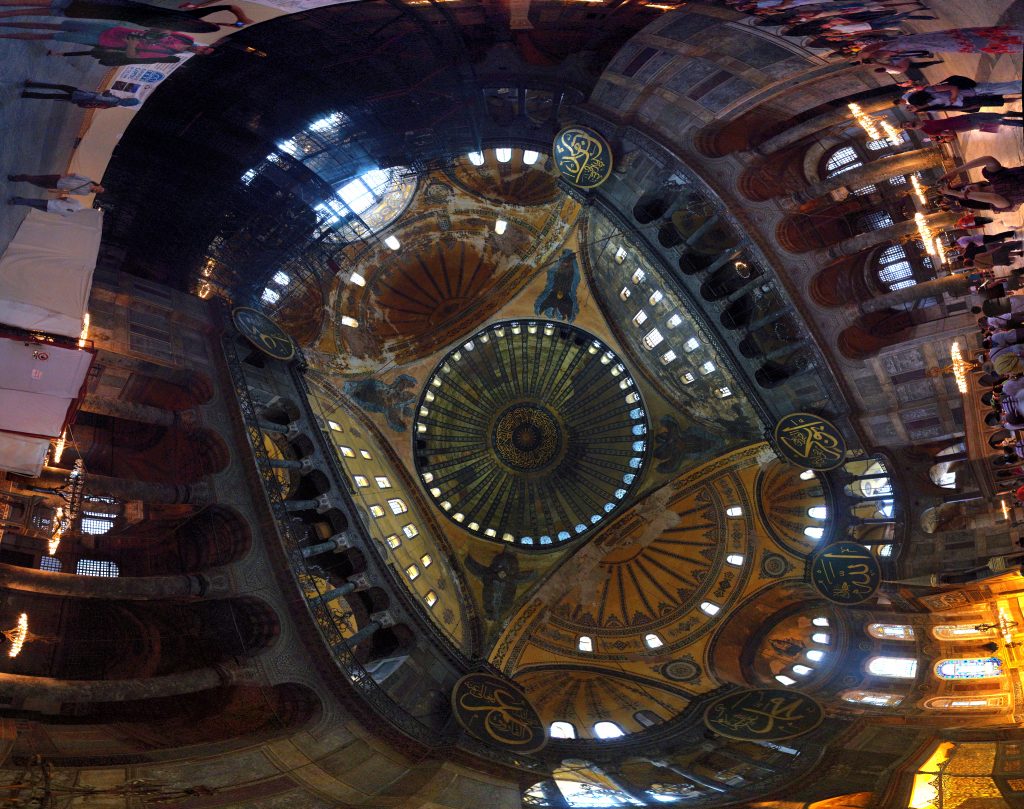 Hagia Sophia Interior Panorama. Image: wikipedia.org