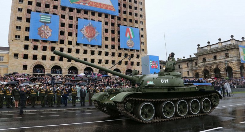 A military parade in Abkhazia© ITAR-TASS/Vladimir Popov