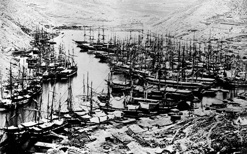 Picture: British cargo ships in Balaklava