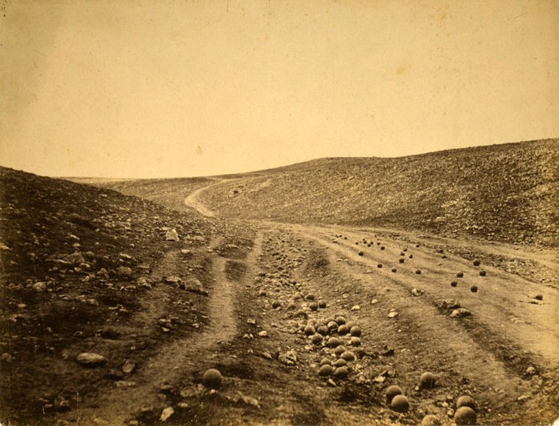 Picture: terrible messenger of horrors of the Great War: a road covered in bullets near Sevastopol.