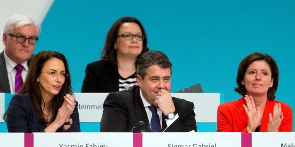 Deep disappointment for Sigmar Gabriel after the announcement of the outcome. (Photo: AP)