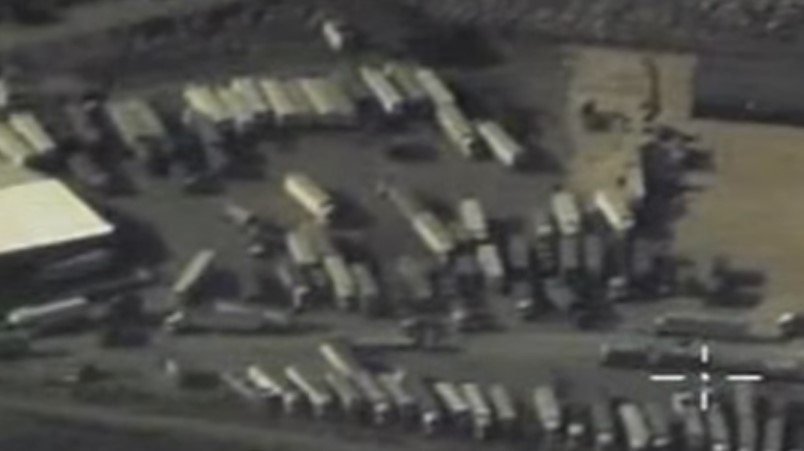 Screenshot from the Russian MoD video