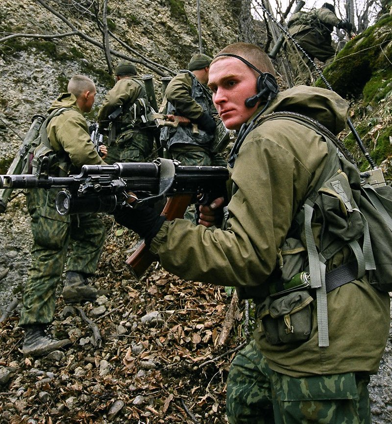 Russian marines in Chechnya