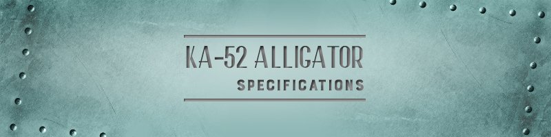 Ka-52-Alligator-Specifications