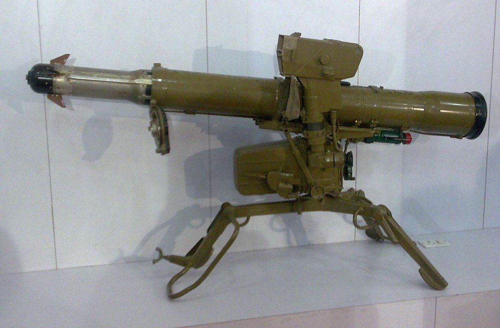 The Russian-designed 9M113 Konkurs (NATO name: AT-5 “Spandrel”)