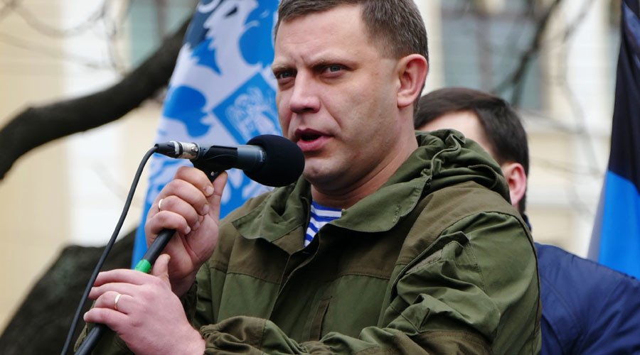 The leader of the Donetsk People's Republic Alexander Zakharchenko © Igor Maslov / Sputnik