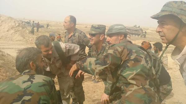 SAA soldiers in Deir ez-Zor Military Airport