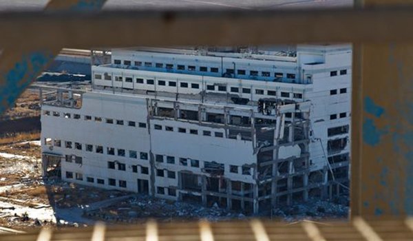A cement plant in northeastern Syria, December 2015 Photo: Le Monde