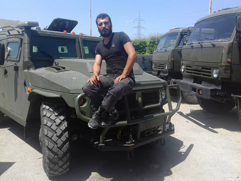 Russian-made GAZ Tigr vehicles and Kamaz trucks heading to Raqqa