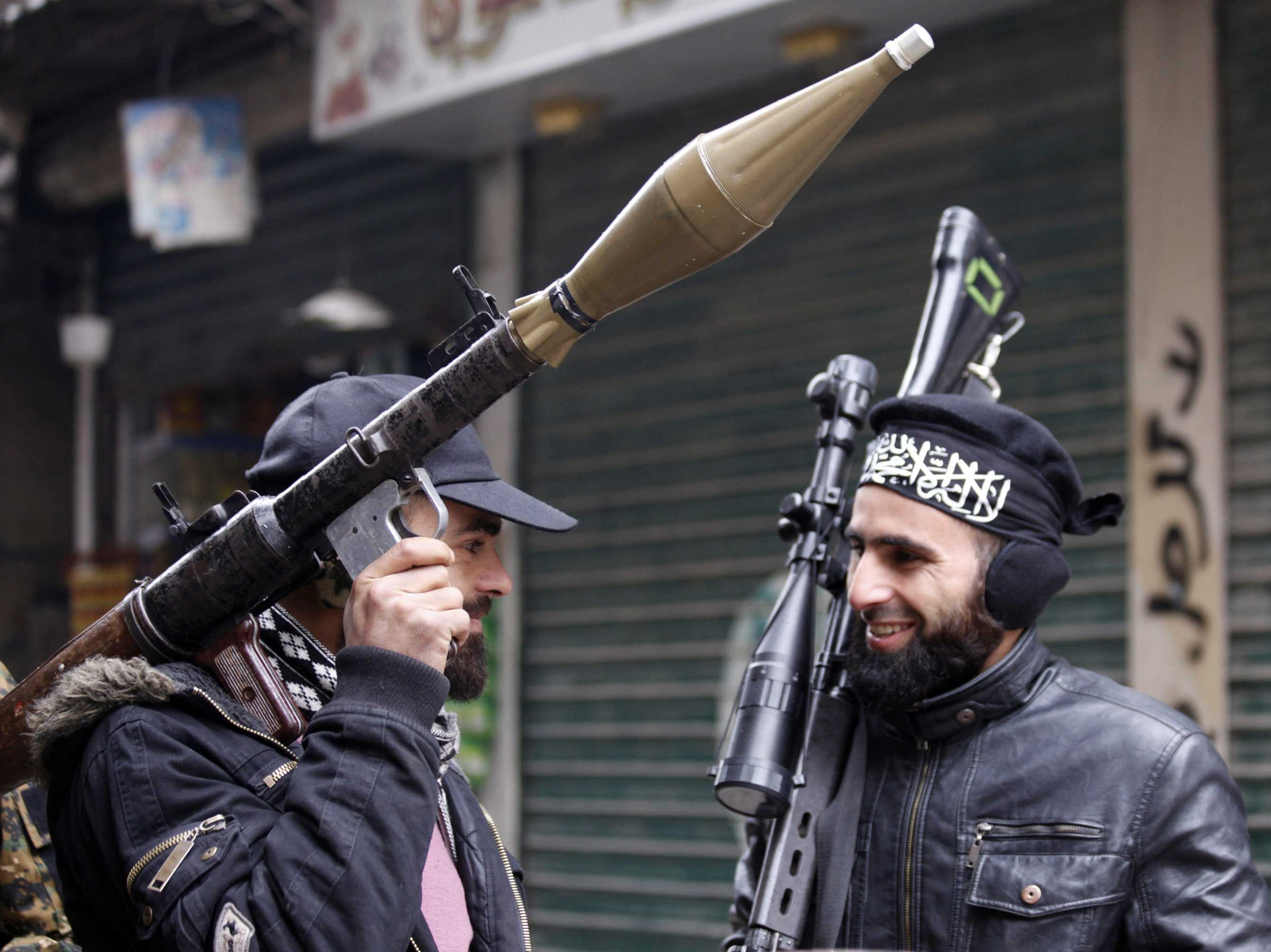 Very "moderate" rebels. Photo: REUTERS/Zain Karam