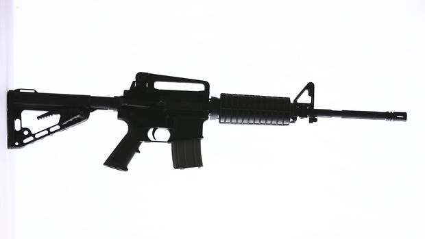 A Colt AR-15 M4 Carbine, at the Firing-Line, a specialty firearms store in Aurora, Colo., Dec. 13, 2012. (MATTHEW STAVER/NYT)