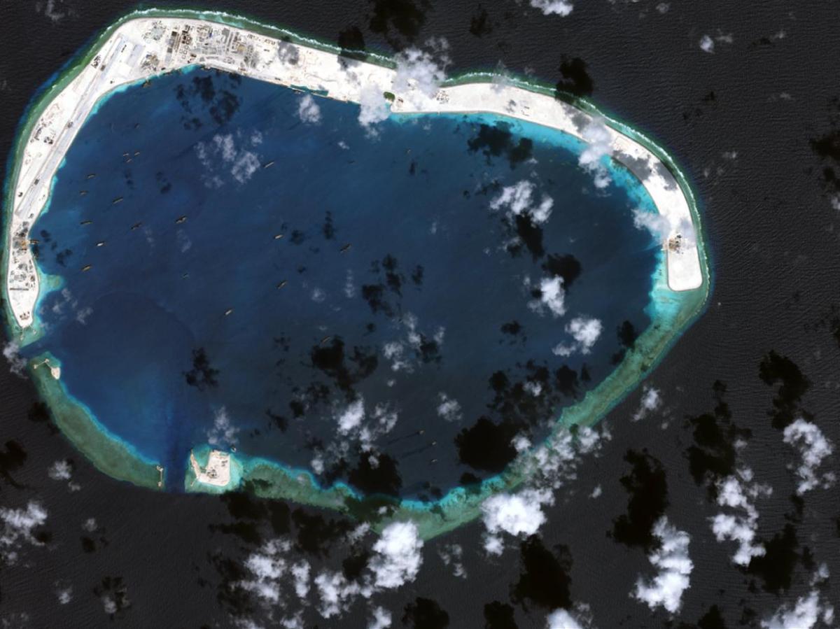 Mischief Reef on January 8, 2016