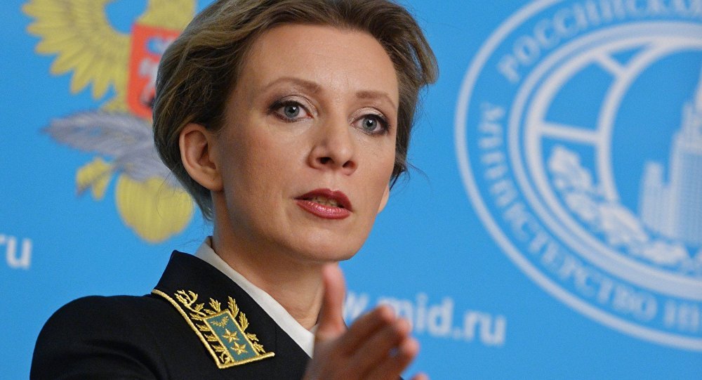 Maria Vladimirovna Zakharova, the Director of the Information and Press Department of the Ministry of Foreign Affairs of the Russian Federation © Sputnik/ Valeriy Melnikov