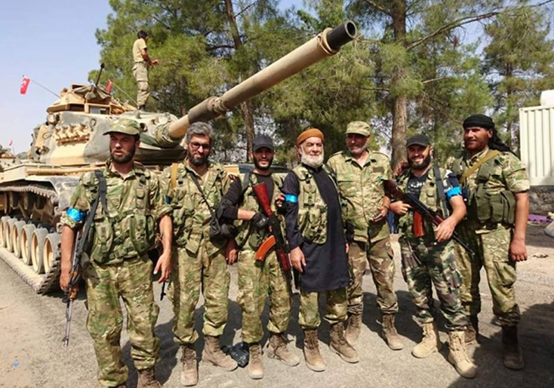 The “Turkish” military operation in northern Syria. A motley crew of insurgents, Islamists, mercenaries, Turkmen paramilitaries and the Turkish armed forces.
