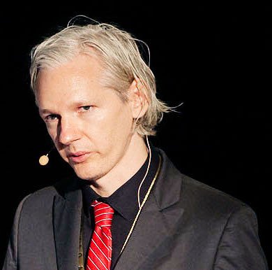 WikiLeaks founder Julian Assange at a media conference in Copenhagen, Denmark. (Photo credit: New Media Days / Peter Erichsen)