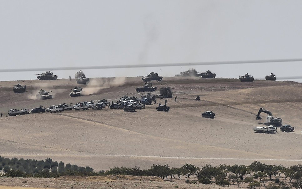 Fig. 1 Turkey troops are in northern Syria