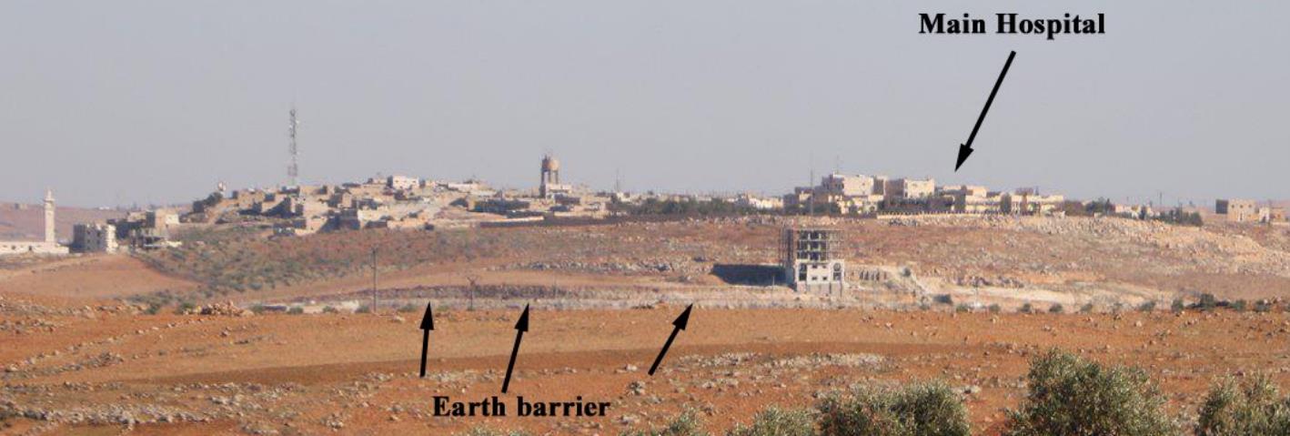 Fig. 5 A look at Al-Bab from the Turkish positions