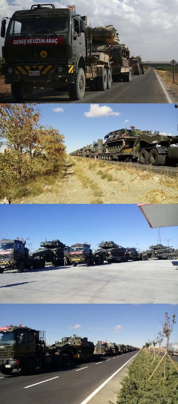 Turkish military equipment is on the way to Silopi