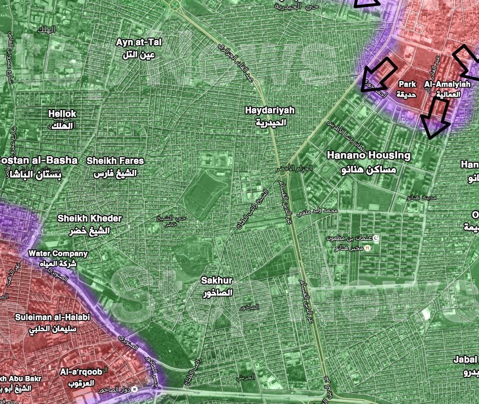 Military situation after liberation of the Hanano Housing