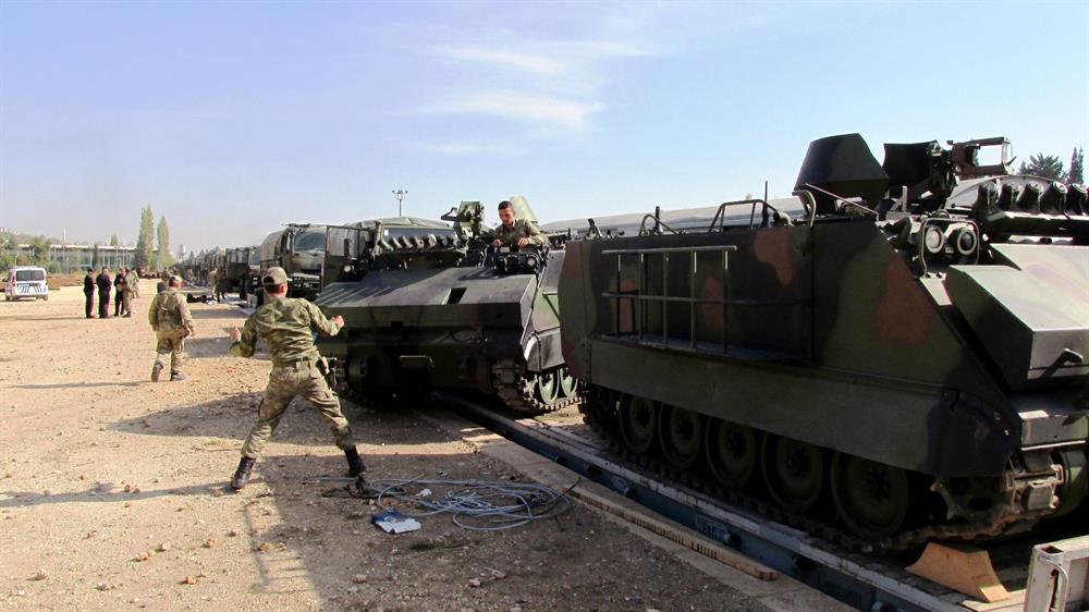 Turkey's military convoy is on the way to Iraqi border Photo: yenisafak.com