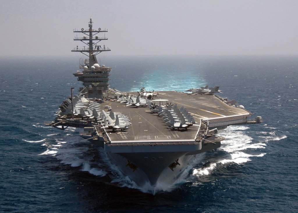 MEDITERRANEAN SEA (May 8, 2007) - Nimitz-class aircraft carrier USS Dwight D. Eisenhower (CVN 69) transits the Mediterranean Sea. Eisenhower and embarked Carrier Air Wing (CVW) 7 are on a regularly scheduled deployment in support of Maritime Security Operations (MSO). U.S. Navy photo by Mass Communication Specialist 2nd Class Angel Contreras (RELEASED)