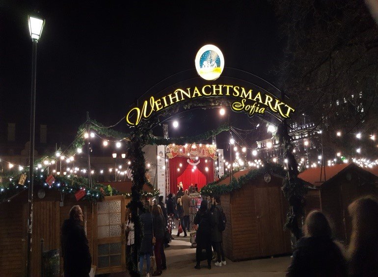 The German Christmas market in Sofia, 2016