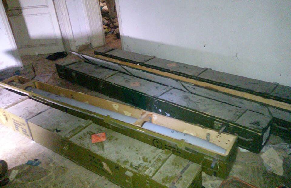 In total several tons of NATO weapons were found in East Aleppo. Photo: Syrian Arab Army
