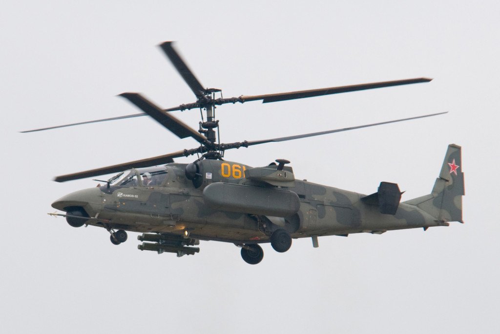 Ka-52 attack helicopter