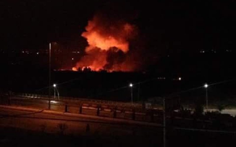 Photo from the scene. Source: @sahouraxo/Twitter