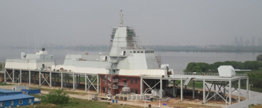 Type 055 testing and training platform located at the Wuhan University of Science and Technology.