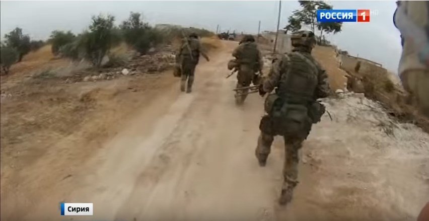 Russian Special Forces troops in Syria. Source: Screenshot from the Russia One tv channel's video