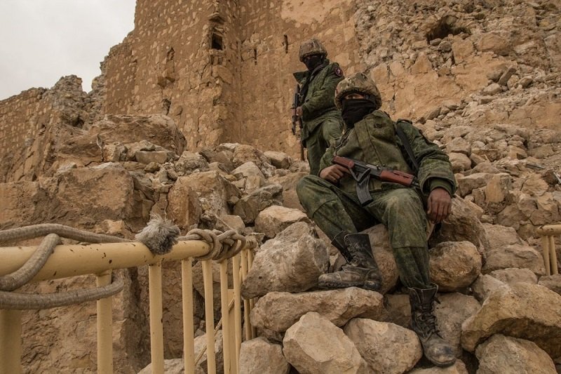 FILE IMAGE: Syrian troops are in Palmyra