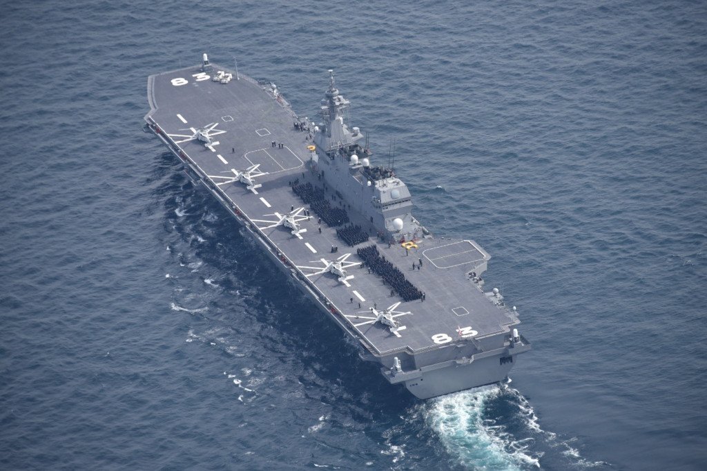 The JS Izumo DDH-183 will soon be joined by her sister ship the JS Kaga DDH-184 which will be commissioned later this month. She is the largest warship to be fielded by Japan since the end of World War II.