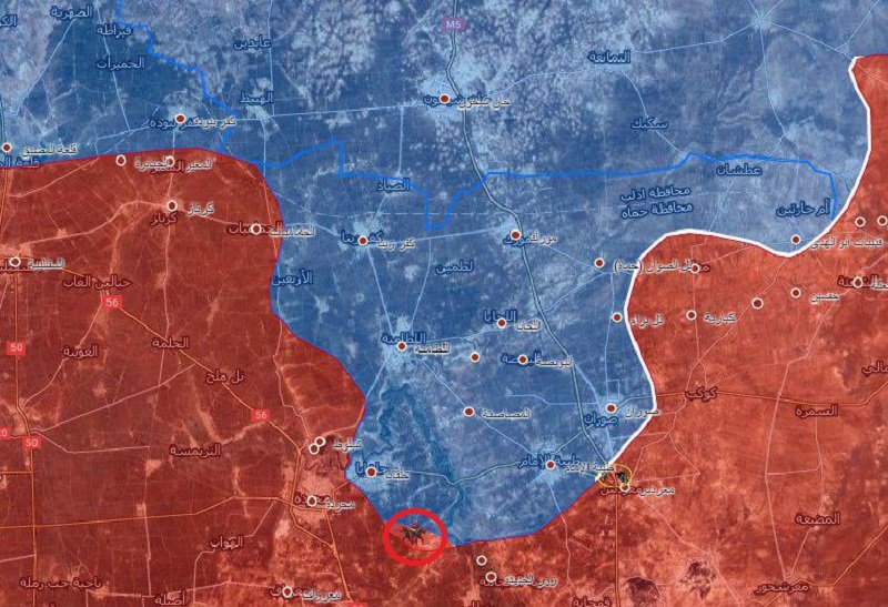 Al-Batish is marked with a red circle