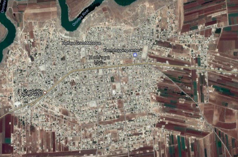 Halfaya. Scale: 200m