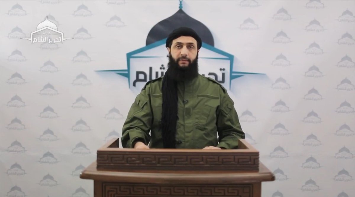Abu Mohamad al-Jolani the general military leader of HTS