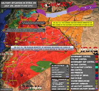 Military Situation In Syria On July 23, 2023 (Map Update)